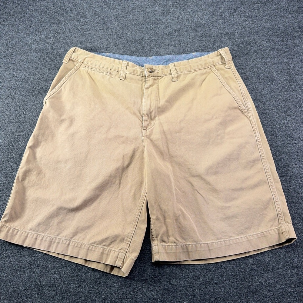 Polo Ralph Lauren Relaxed Fit Khaki‎ Chino Shorts Mens 36 Tan Cotton Twill